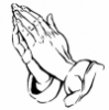 main en priere